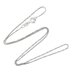 Vintage AGI Sterling Silver 925 Italy Box Chain Necklace 16”